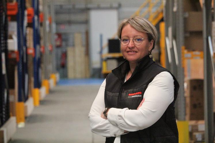 Virginie Decroix, directrice générale de Buisard Distribution.