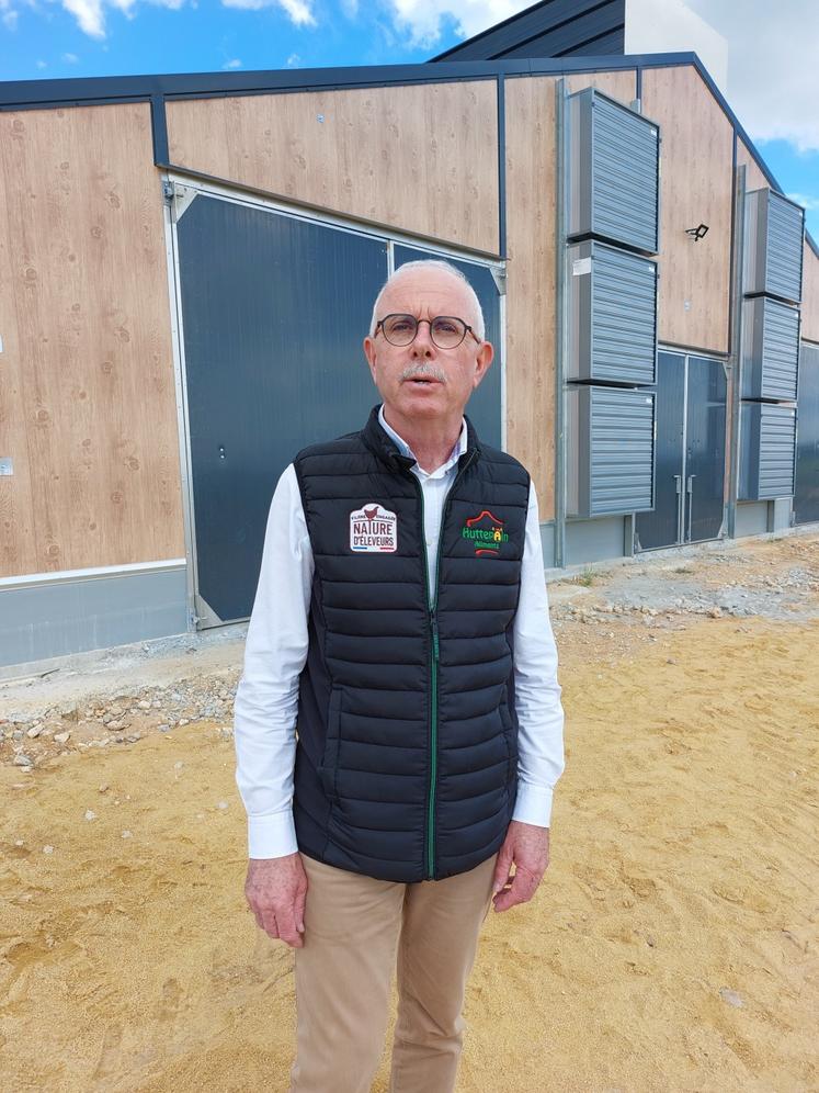 Eric Garo, référent poules pondeuses chez Huttepain, qui a accompagné le projet.