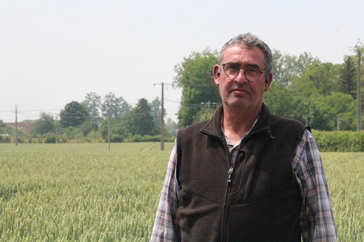 Christophe Gagnot a semé entre le 5 et le 11 novembre et prévoit sa récolte entre le 15 et le 20 juillet.
