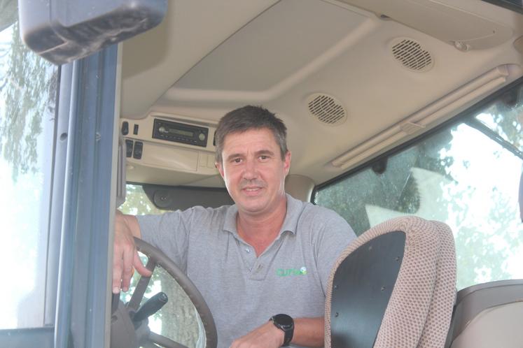 Julien Ménager est également président de la Cuma de Mayet.
