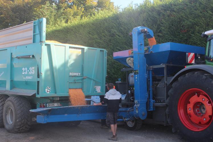 Le stockage en silos boudins est intéressant financièrement pour le maïs grain car nul besoin de le passer au séchoir.
