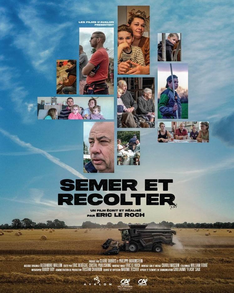L'affiche du film documentaire « semer et récolter »