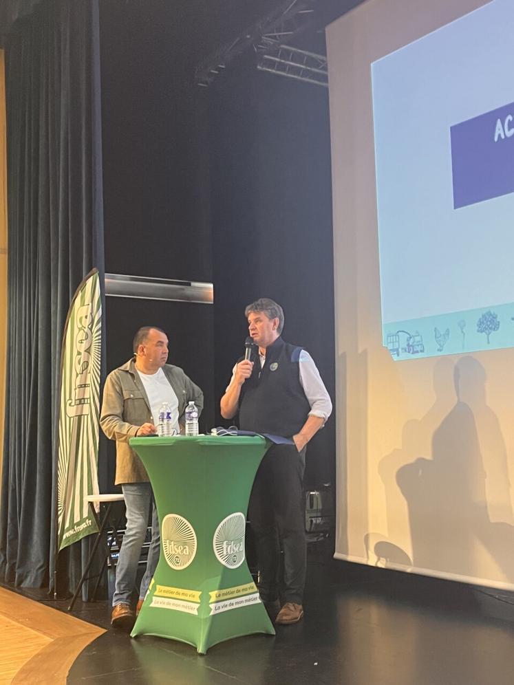 Pascal Jousse et Hervé Lapie.