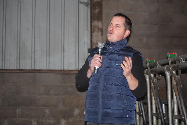 Olivier Huart a accueilli la journée sur son exploitation, bien pourvue en énergie photovoltaïque.