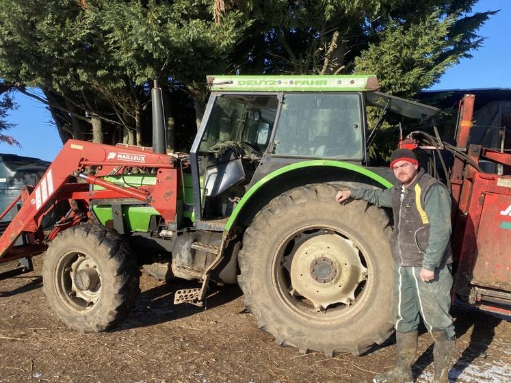 L'exploitation compte140 hectares de SAU avec blé, orge, maïs et colza (35 quintaux/ha cette année pour ce dernier).