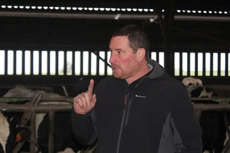 Pierre Marsollier a intensifié sa production laitière rien qu'en changeant sa ration.