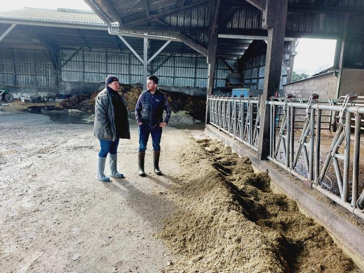 Thomas Frénéhard est entré dans le Gaec en juillet 2025.