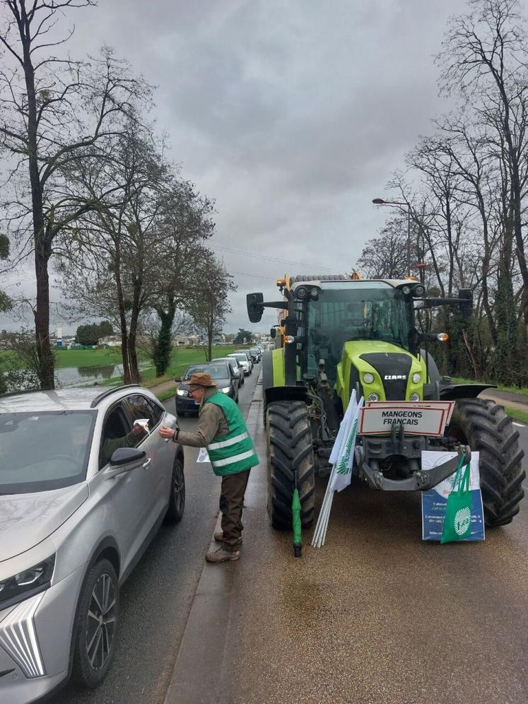 Les agriculteurs ont été bien accueillis.