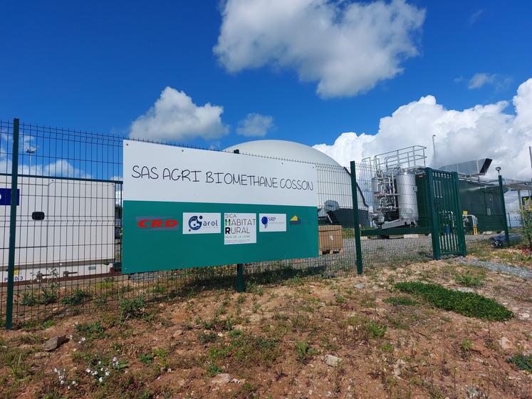 La SAS Agribiométhane Cosson injecte depuis 1 an du gaz dans le réseau.