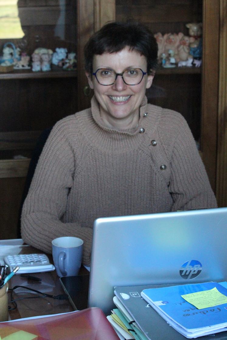 Corinne Rottier est administratrice de Cuma locales mais aussi régionales.