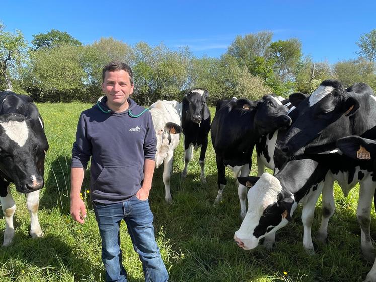 Nicolas Foucault, 33 ans, est installé depuis 2013 à Neuville-sur-Sarthe.