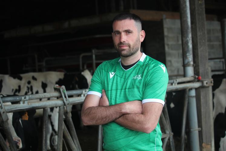 Matthieu Courtien, le taulier des Verts... de l'US Mansigné.