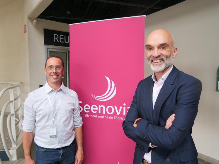 Antoine Lardeux, président, et Eric Lemaître, directeur de Seenovia.