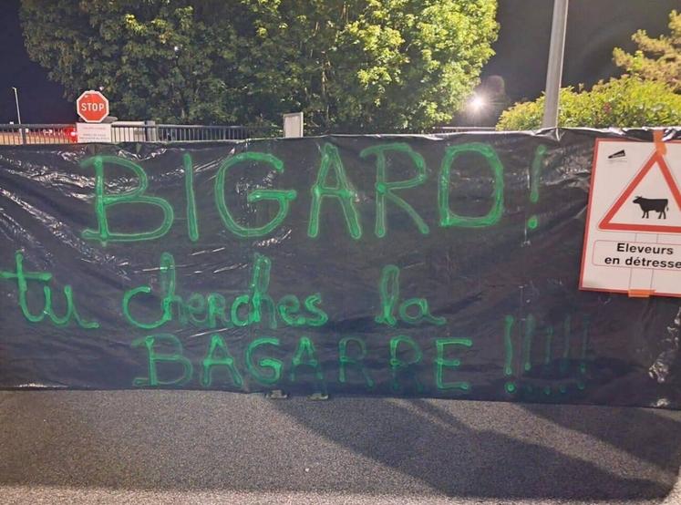 banderole manif bigard