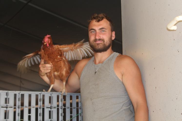 Luc prendra son envol en 2028 avec son installation et un nouveau bâtiment de poules pondeuses.