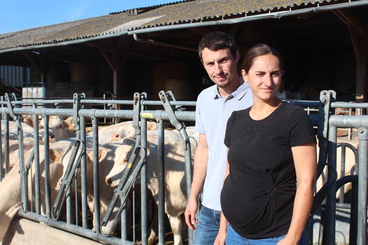 Alexis Morançais, installé depuis 2019, Pauline Legeay et bientôt un troisième membre de la famille.