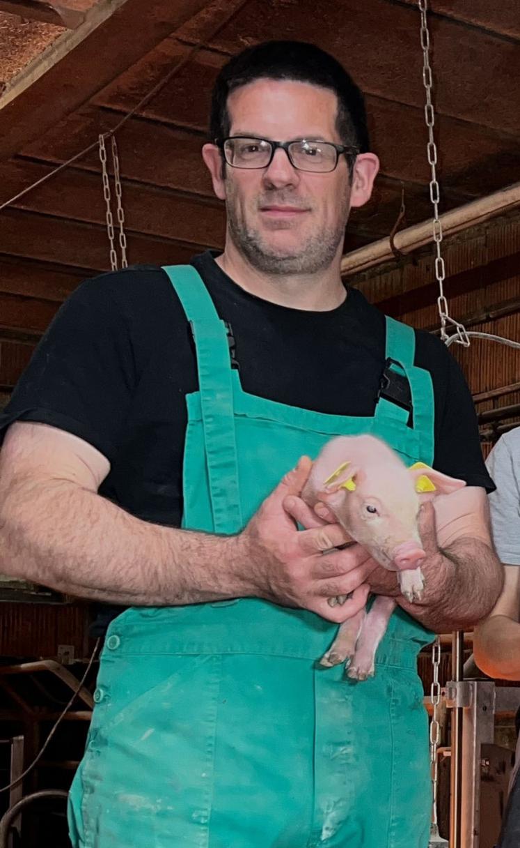 David Champion, naisseur engraisseur et multiplicateur à Pirmil (Gaec Porcinet), a produit 25 q/ha sec sur 56 ha de maïs non-irrigué, un chiffre divisé par quatre par rapport à une bonne année.
