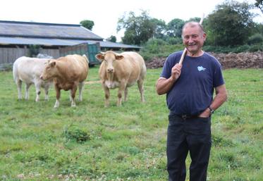 Jacky Lelong est éleveur et engraisseur de bovins viande à Neuvillette-en-Charnie.