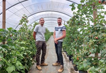De g. à dr. : Maxime Tronchet et Mathias Charpentier.