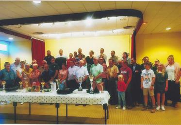 La remise des prix aux éleveurs au dernier comice. 