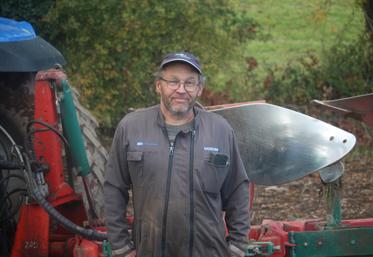 Christophe Fouquet a des terres à Mont-saint-Jean et Douillet-le-Joly. Les pentes sont raides à la Barbière !