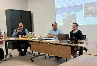 Le Comité départemental de l'installation de la Sarthe s'est réuni le 3 octobre 2025, ici avec Vivien Courdoisy (trésorier) et Maxime Guimbreteau (président).