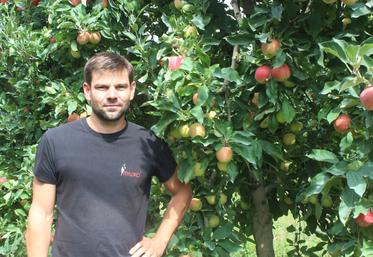 Baptiste Geoffray est gérant des Vergers de la Portière avec Patrick et Romain Tessier.