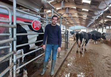 Mathieu Leroy a renouvelé les robots de l'exploitation, accueillant 2 Lely A5 Next, au printemps.