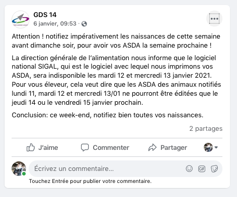 Poste GDS