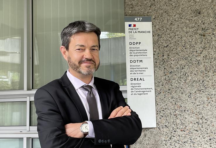 Pol Kermorgant, nouveau directeur de la DDPP (Direction départementale de la protection des populations) de la Manche depuis le 1er avril.