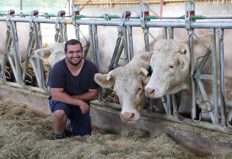 Jean-Baptiste Filmont amènera cinq animaux au concours interrégional Charolais.