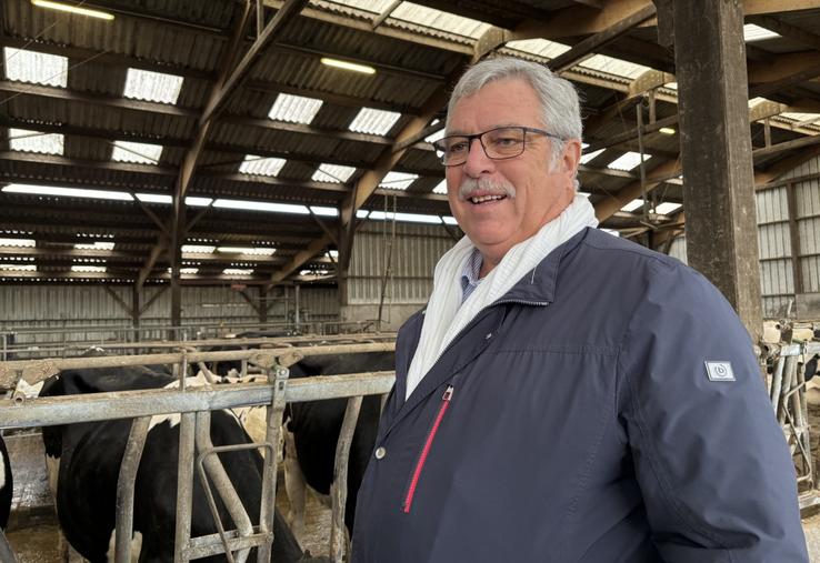 Pascal Férey participera à sa dernière foire en tant que président de la Chambre d'agriculture de la Manche le 9 novembre prochain. 