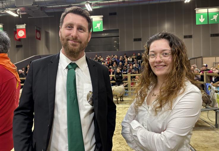 Pauline Catherine a officié comme juge de la section Roussin de la Hague au Salon de l'Agriculture le 27 février 2025.