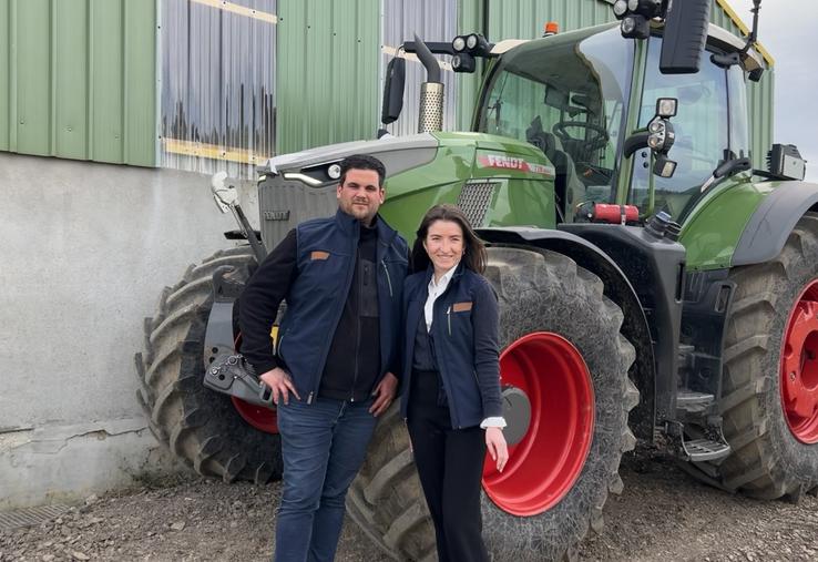 Jérémy Lemonnier et Julie Audet ont décidé de créer leur entreprise de travaux agricoles à Saint-James.