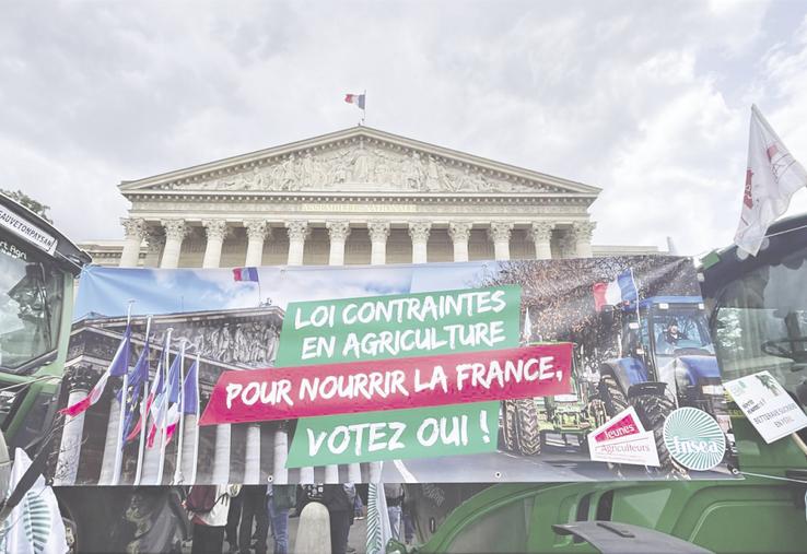Des manifestations ont eu lieu le 26 mai dernier devant l'Assemblée Nationale, à l'appel du réseau FNSEA/JA.