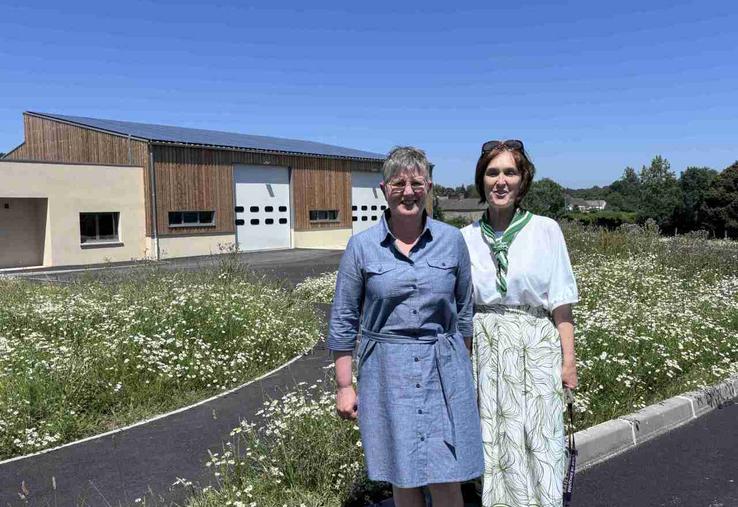 Laurence Macé (à droite) a formé un binôme gagnant avec Carole Guns à l'Abbaye de Montebourg, qui se verra doté d'un nouveau pôle d'agroéquipement à la rentrée, alors qu'elle va rejoindre le Morbihan pour de nouvelles fonctions.