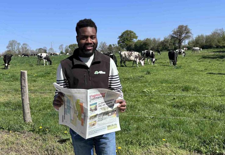 Glen Abondo a découvert le monde de l'Agriculteur normand en passant de reportages en reportage, alliant terrain et écriture.