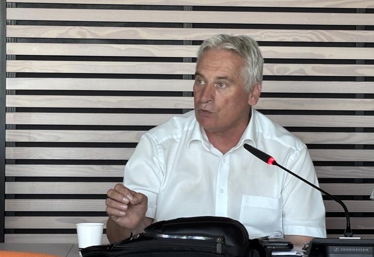 Hervé Marie, président du GDS de la Manche, fait un point d'étape sur la nouvelle maladie : la DCN (dermatose nodulaire contagieuse).