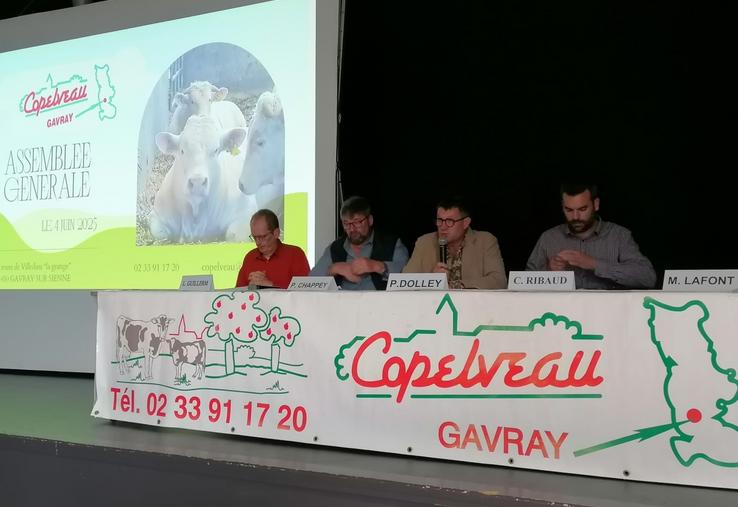 Philippe Dolley, président de la coopérative Copelveau, croit à la proximité et la réactivité de ses équipes, conduites par Clément Ribaud.