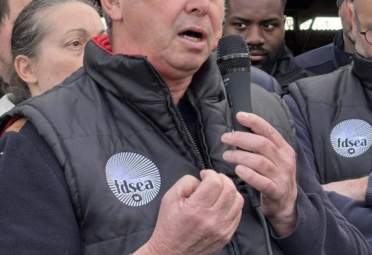 Jean-Michel Hamel, président de la FDSEA de la Manche.
