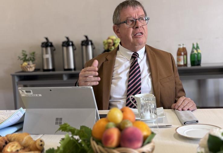 Jean Morin demande à l'État de prendre en compte des besoins du terrain.