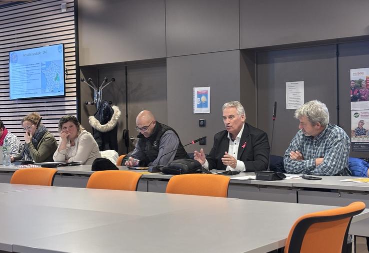 Au sein du conseil d'administration de la FDSEA de la Manche, Hervé Marie, président du GDS de la Manche, a fait état de la situation sanitaire liée notamment à la DNC (dermatose nodulaire contagieuse).