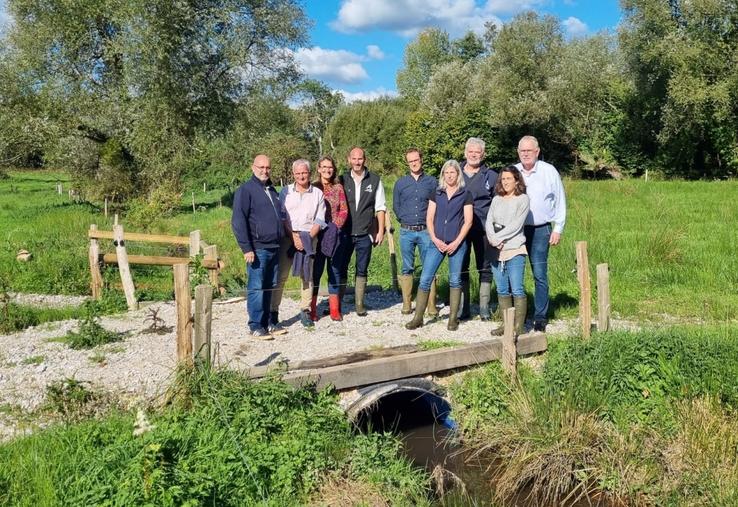 Une visite de chantier a été organisée pour permettre de mesurer les travaux réalisés.