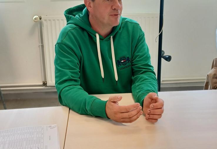 Rémi Paugam, secrétaire général de la FDSEA qui assistait à la réunion.