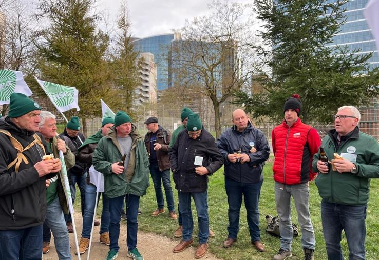 Une cinquantaine de Manchois s'est déplacée à Bruxelles retrouver pas moins de 10 000 collègues européens.