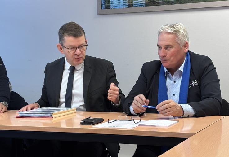 Hervé Marie, président du GDS de la Manche et Marc Chappuis, préfet de la Manche, appellent à la responsabilité individuelle pour une protection collective.