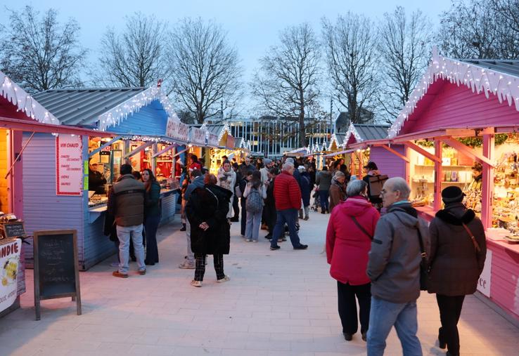 C'était la première participation de la Ferme Saint Vaast au marché de noël de Caen.
