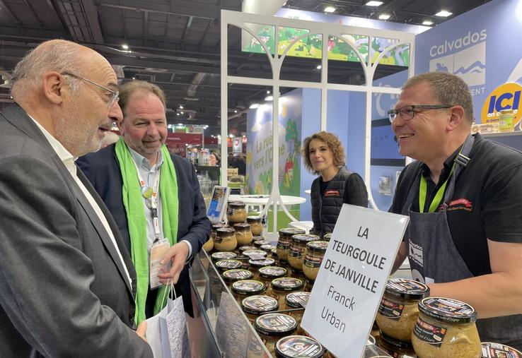 Les producteurs locaux sont à retrouver sur le stand du Calvados, sur le pavillon Normandie du SIA