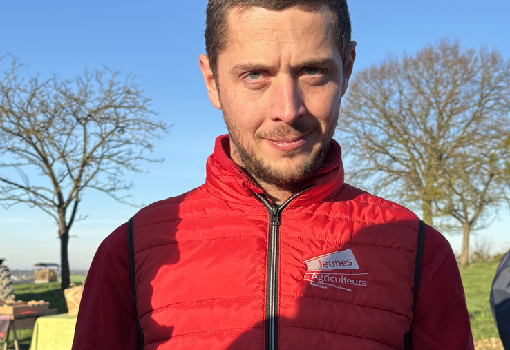 A 33 ans, Valentin Lecoeur est le nouveau président des JA de la Manche.