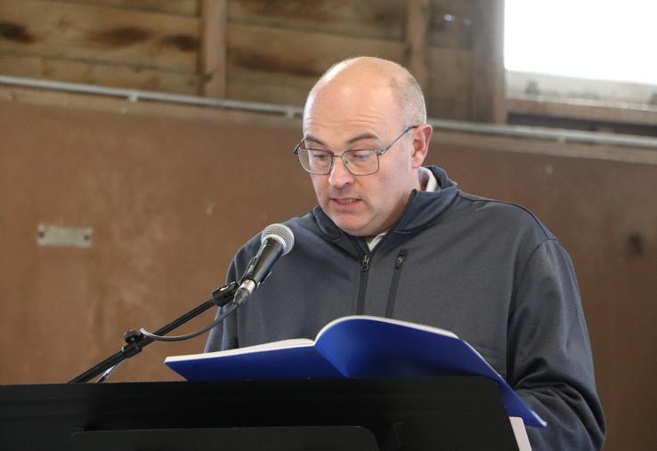 "Le lin de printemps a toute sa place dans vos exploitations. Ne négligez pas son potentiel", clame Marc Vandecandelaere lors de la 62e assemblée générale de la Coopérative Linière du Nord de Caen, vendredi 13 mars.